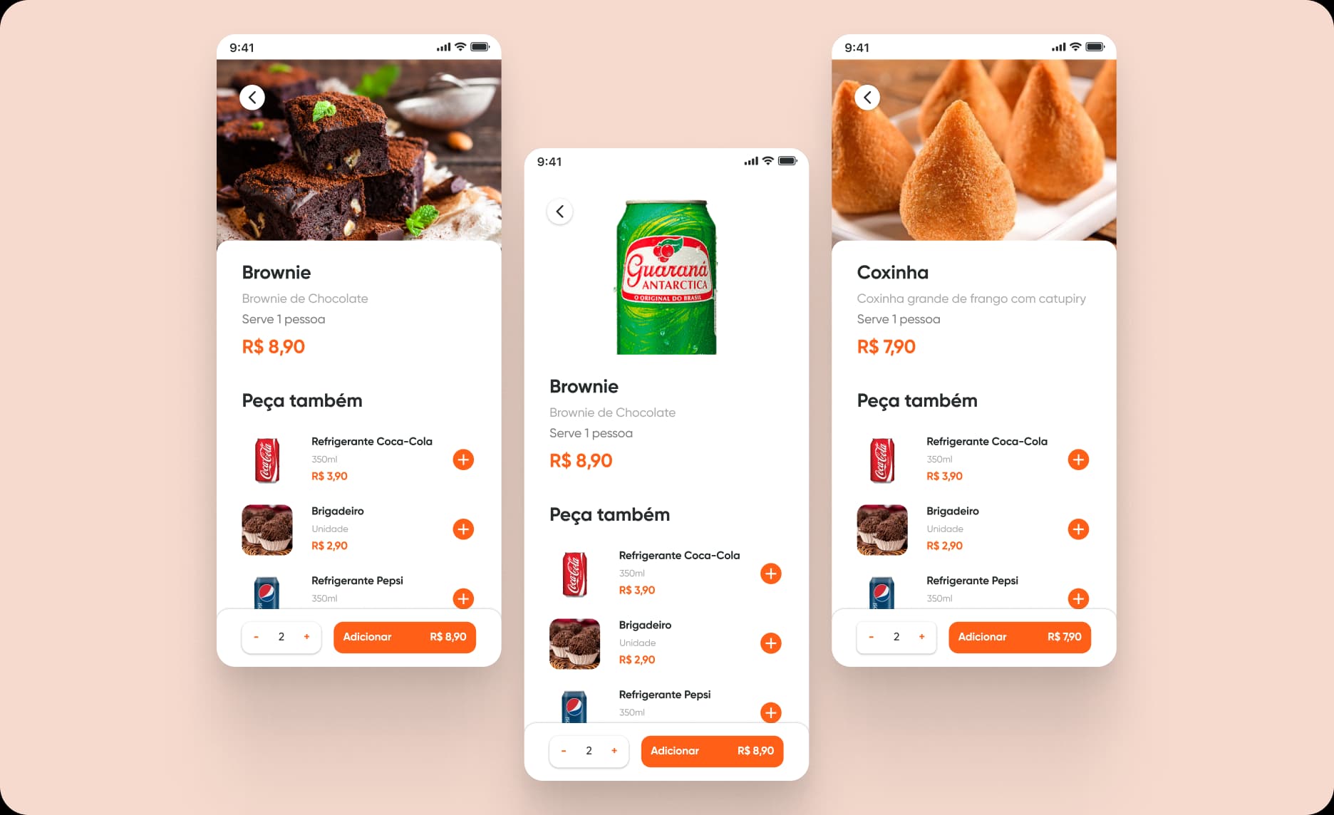 donarita app mockups
